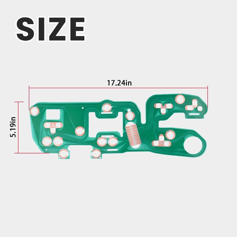 Ciuouient Instrument Cluster Printed Circuit Board Compatible with 1981 1982 1983 1984 1985 1986 1987 Chevy Truck with Gauges but Without Tachometer, Only Fits for Listed Models - Image 5